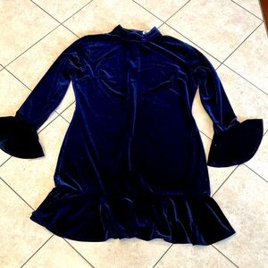 R.Vivimos EUC mini velvet dress